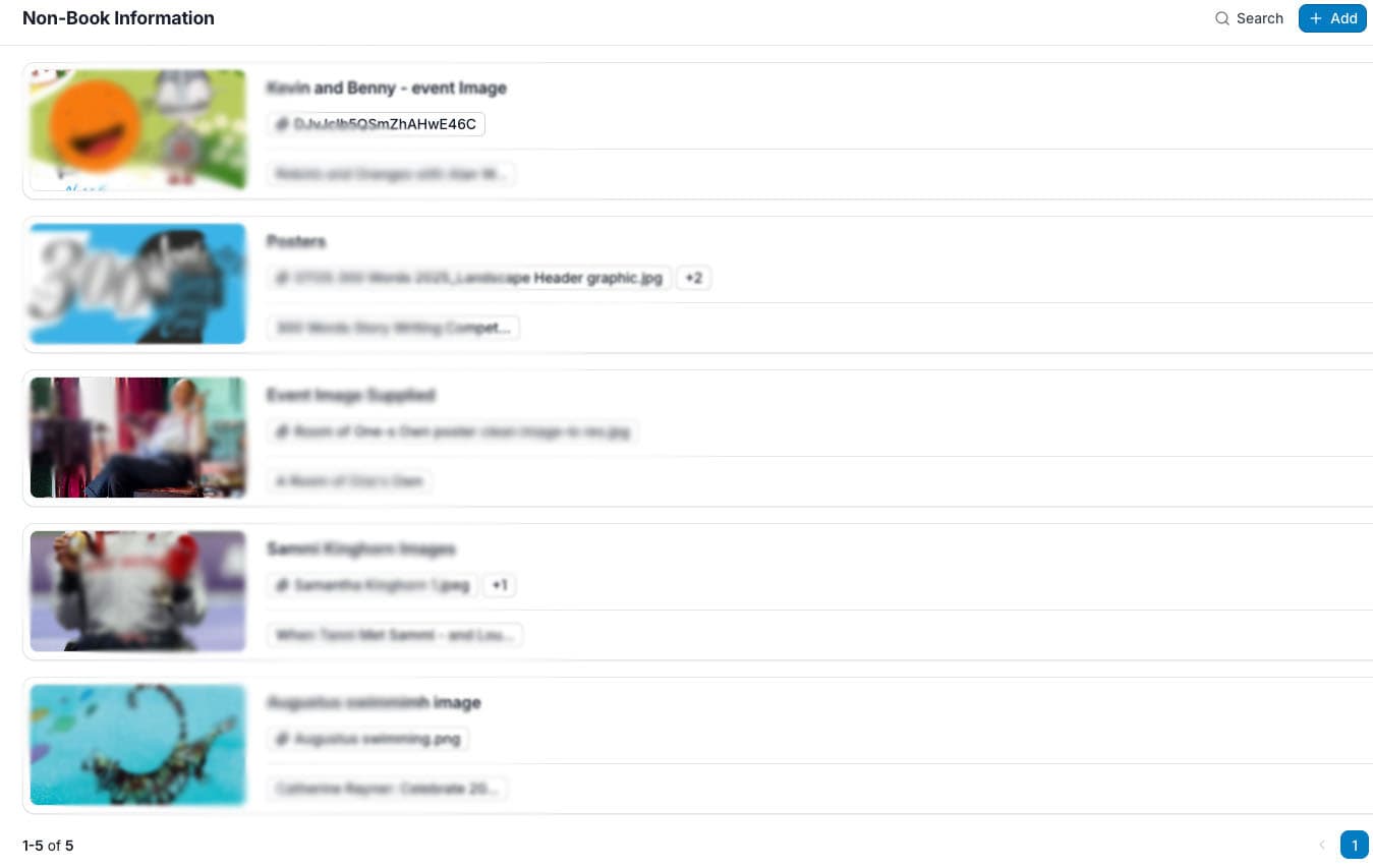 Screenshot of Performance Info view