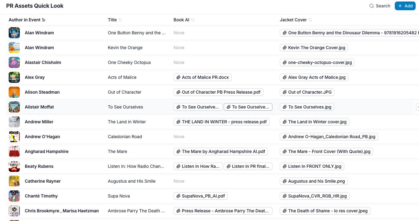Screenshot of Quick Look PR view